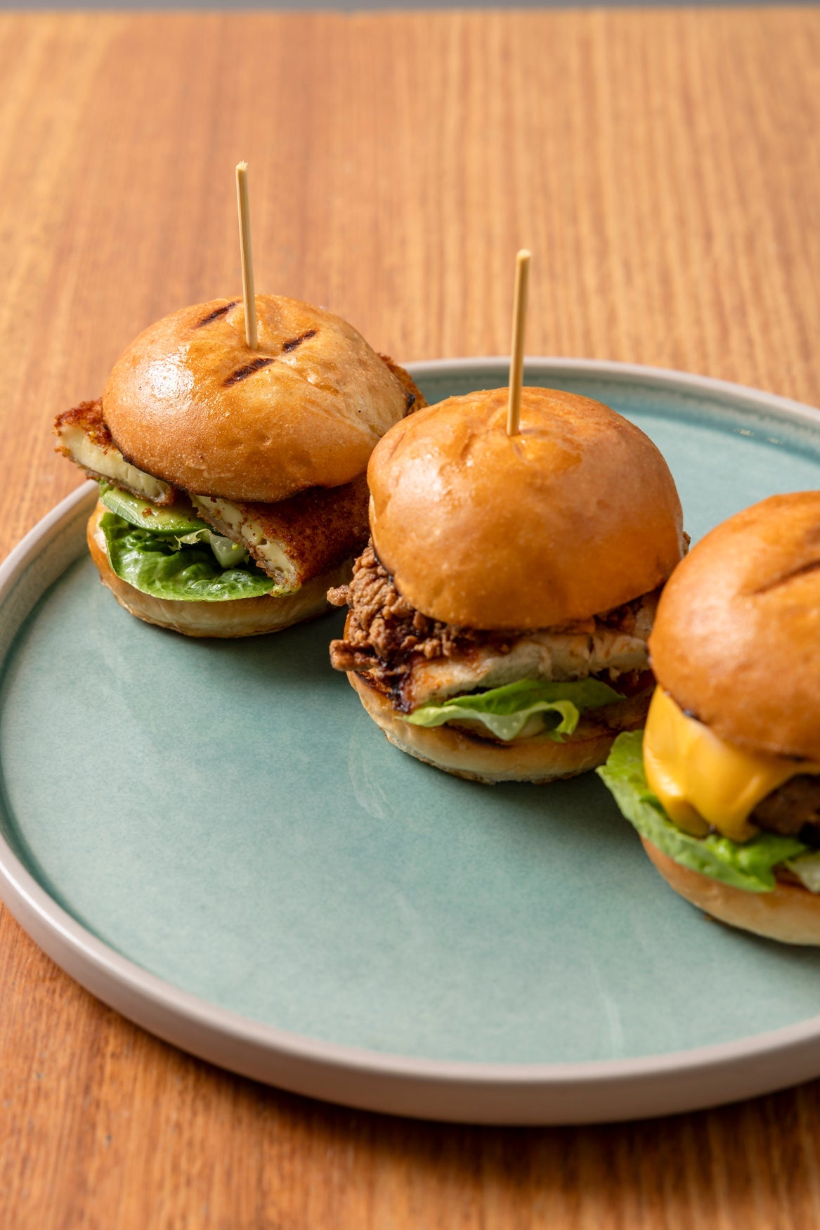 Egg and Bacon Mini Burger Sliders